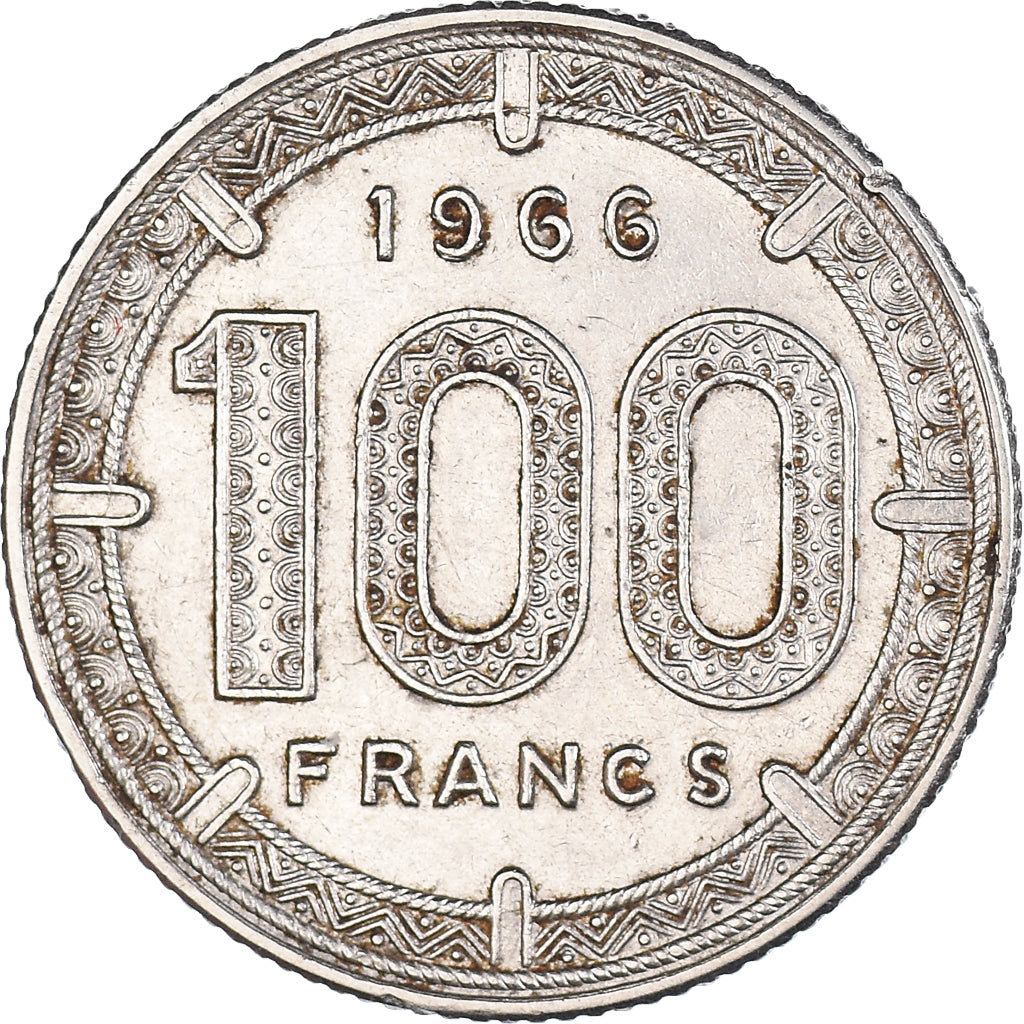 Münze, Kamerun, 100 Francs, 1966, Paris, SS, Nickel, KM:14