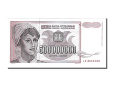 Banknote, Yugoslavia, 500,000,000 Dinara, 1993, UNC(65-70)