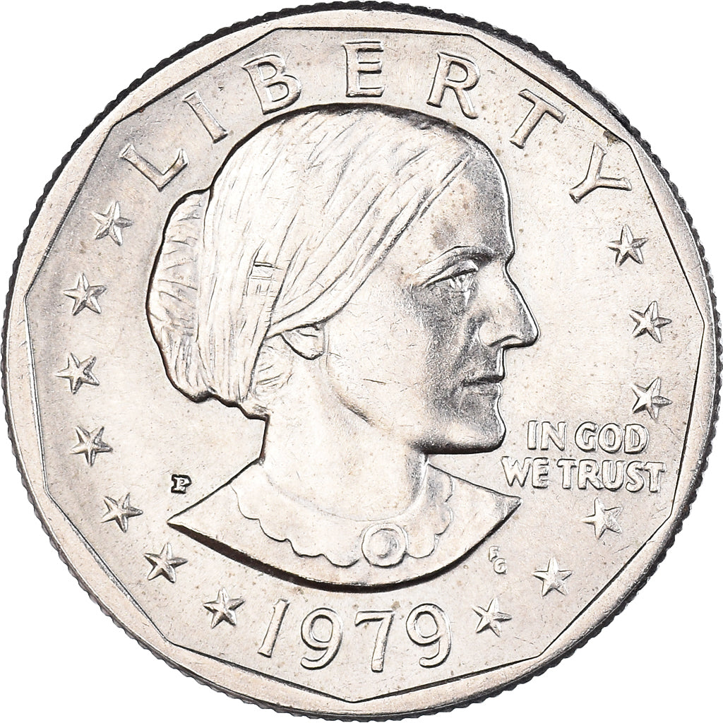 Moneda, Estados Unidos, Susan B. Anthony Dollar, Dollar, 1979, Philadelphia