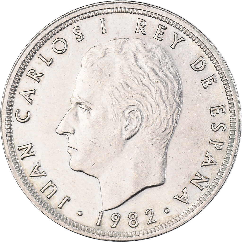 Coin, Spain, Juan Carlos I, 50 Pesetas, 1982, Madrid, AU(50-53), Copper-nickel