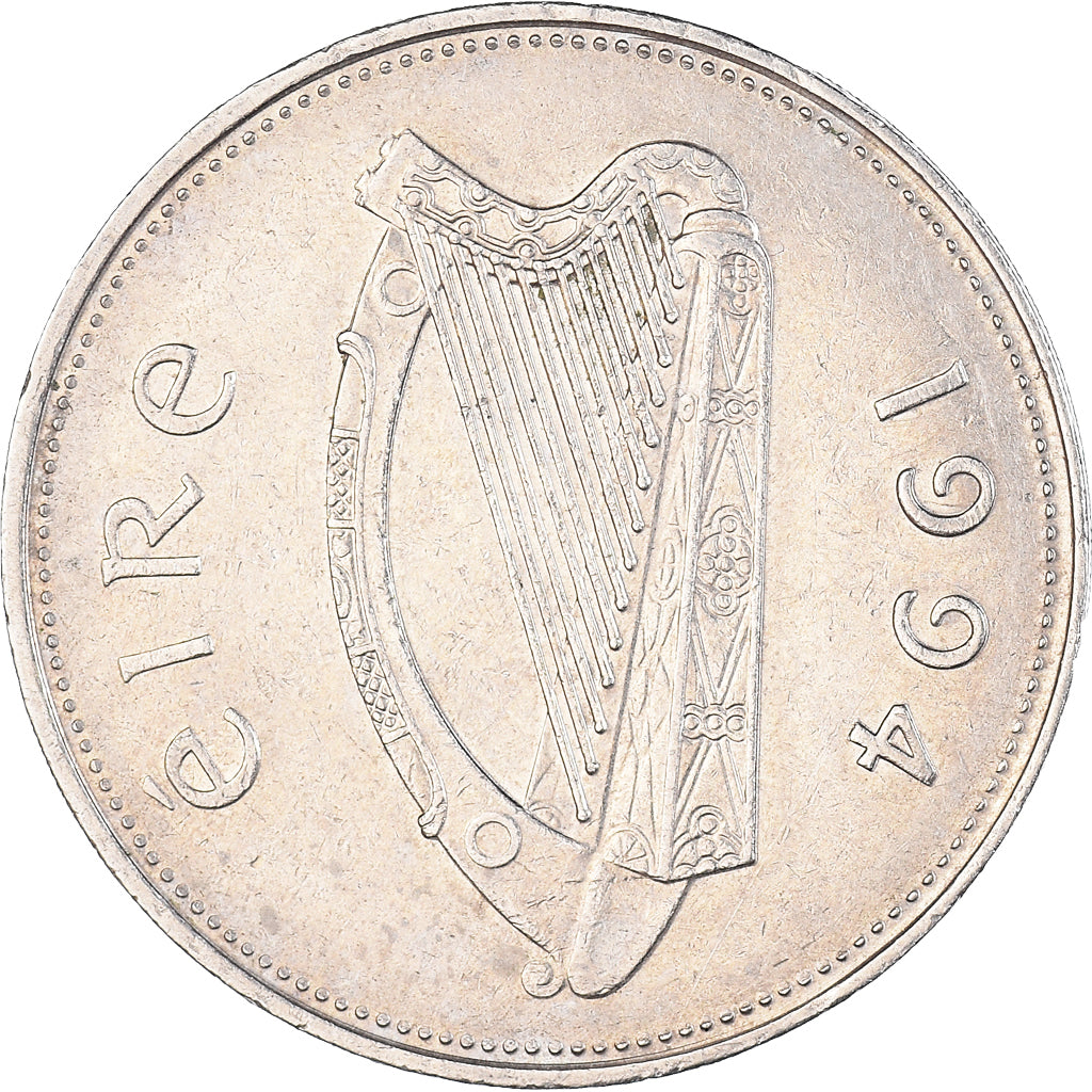 Coin, IRELAND REPUBLIC, Punt, Pound, 1994, EF(40-45), Copper-nickel, KM:27