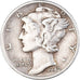 Moneta, Stati Uniti, Mercury, Dime, 1942, Philadelphia, BB, Argento, KM:140