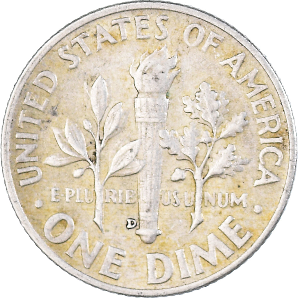 Monnaie, États-Unis, Roosevelt, Dime, 1952, Denver, TTB, Argent, KM:195