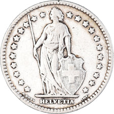 Coin, Switzerland, Franc, 1916, Bern, VF(30-35), Silver, KM:24