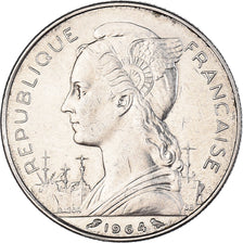 Coin, Réunion, 50 Francs, 1964, Paris, AU(55-58), Nickel, KM:12