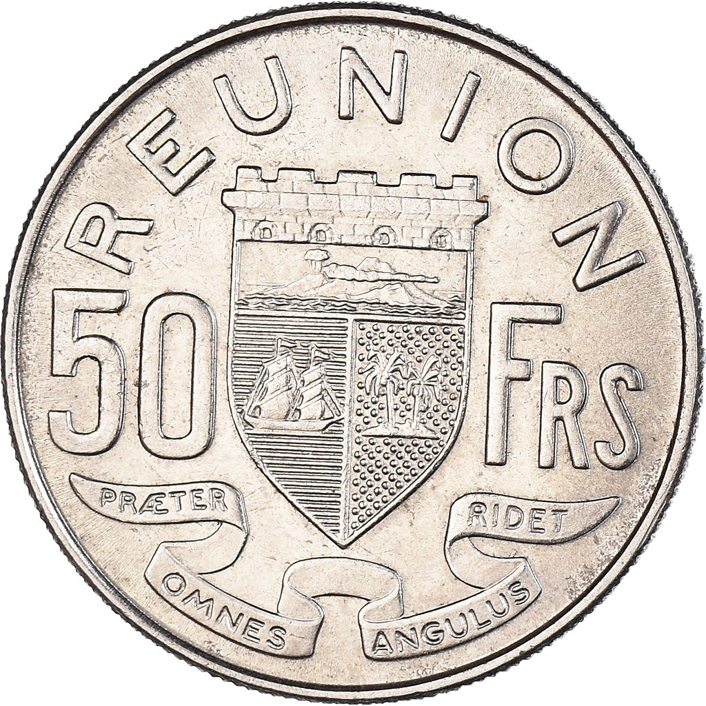 Coin, Réunion, 50 Francs, 1964, Paris, AU(55-58), Nickel, KM:12