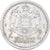 Moneda, Mónaco, Louis II, 2 Francs, 1943, Paris, MBC, Aluminio - bronce