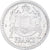 Moneda, Mónaco, Louis II, 2 Francs, 1943, Paris, MBC+, Aluminio, KM:121