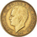 Moneda, Mónaco, Rainier III, 10 Francs, 1950, Paris, MBC, Aluminio - bronce
