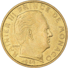 Coin, Monaco, Rainier III, 20 Centimes, 1962, Paris, EF(40-45), Aluminum-Bronze