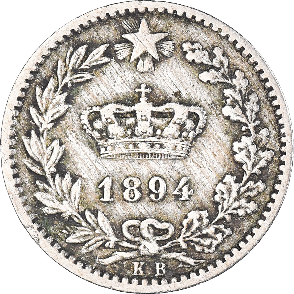 Monnaie, Italie, Umberto I, 20 Centesimi, 1894, Berlin, TTB, Cupro-nickel