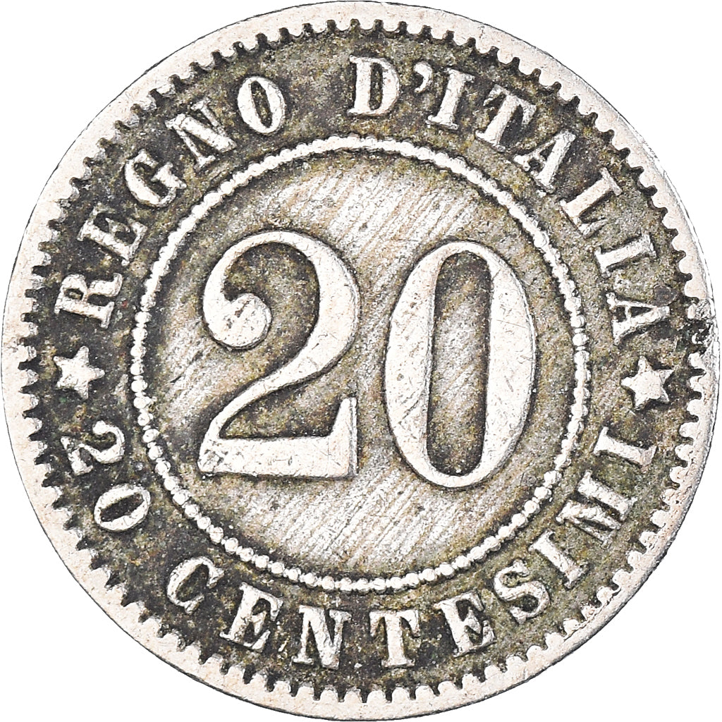 Monnaie, Italie, Umberto I, 20 Centesimi, 1894, Berlin, TTB, Cupro-nickel