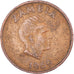 Moneda, Zambia, Ngwee, 1969, British Royal Mint, MBC, Bronce, KM:9