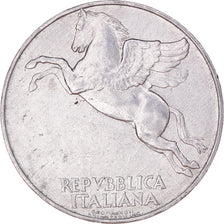 Coin, Italy, 10 Lire, 1948, Rome, AU(50-53), Aluminum, KM:90