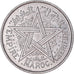 Moneda, Marruecos, Mohammed V, Franc, AH 1370/1951, Paris, MBC+, Aluminio, KM:46