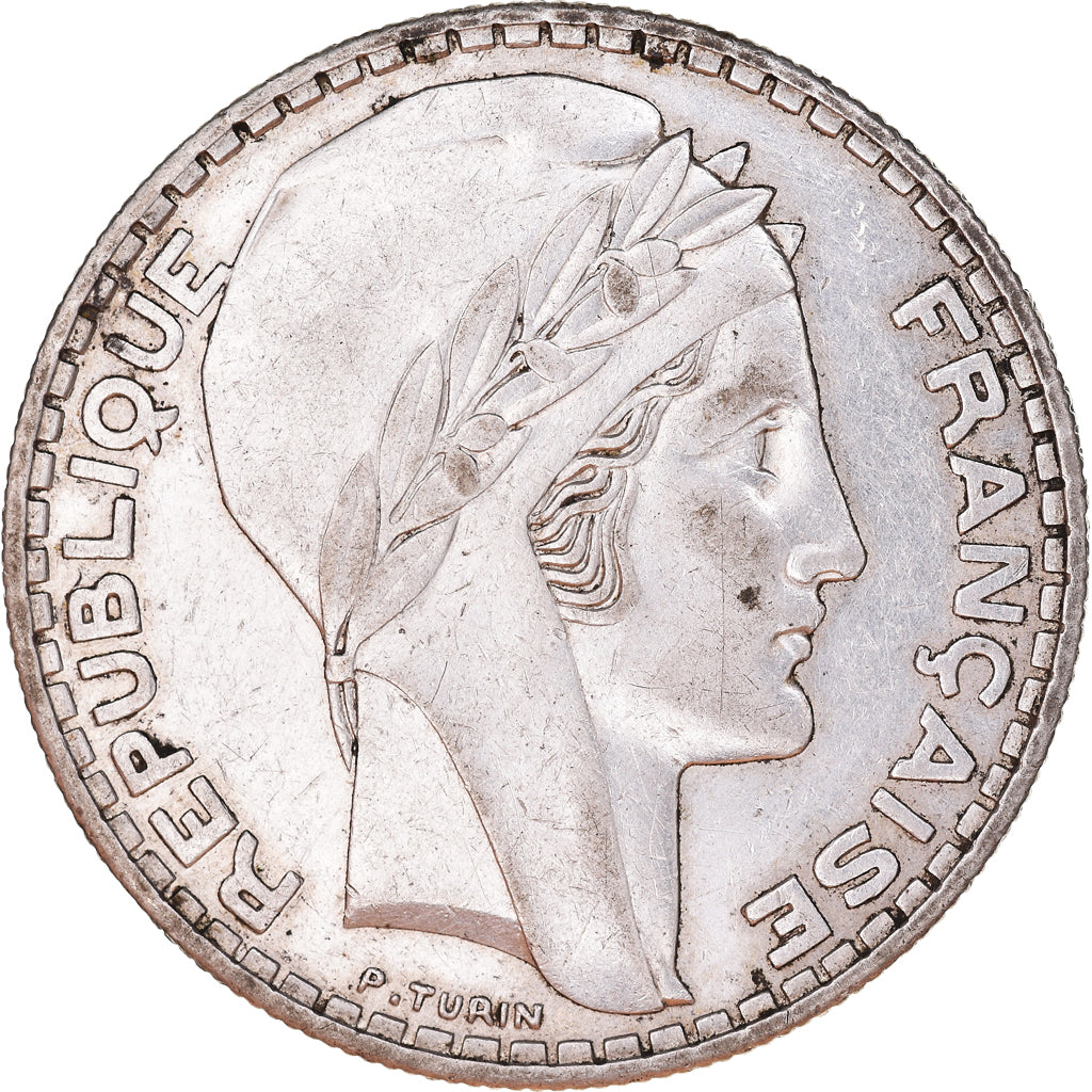 Coin, France, Turin, 20 Francs, 1934, Paris, EF(40-45), Silver, KM:879
