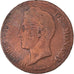 Moneta, Monaco, Honore V, 5 Centimes, Cinq, 1837, Monaco, MB+, Rame, KM:95.1a