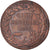 Coin, Monaco, Honore V, 5 Centimes, Cinq, 1837, Monaco, VF(30-35), Copper