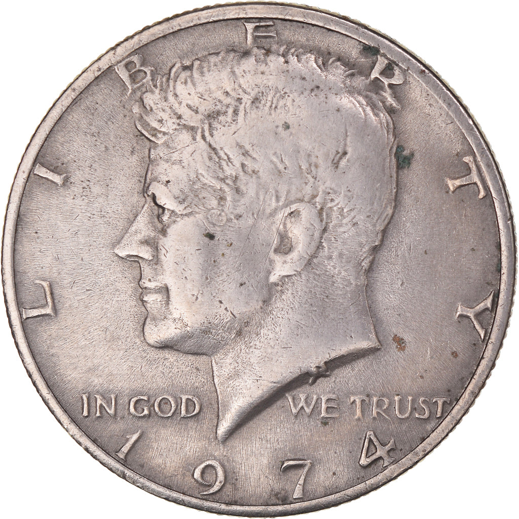 Monnaie, États-Unis, Kennedy, Half Dollar, 1974, Philadelphie, TTB, Cupronickel