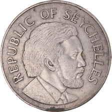 Coin, Seychelles, Rupee, 1976, British Royal Mint, EF(40-45), Copper-nickel
