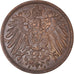 Monnaie, Empire allemand, Wilhelm II, 2 Pfennig, 1916, Hambourg, SUP, Cuivre