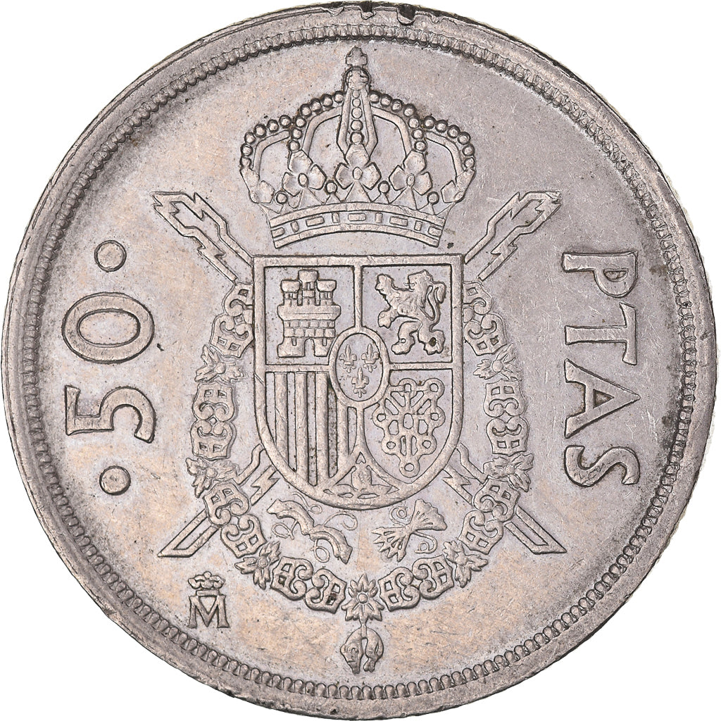 Moneta, Hiszpania, Juan Carlos I, 50 Pesetas, 1983, Madrid, EF(40-45)