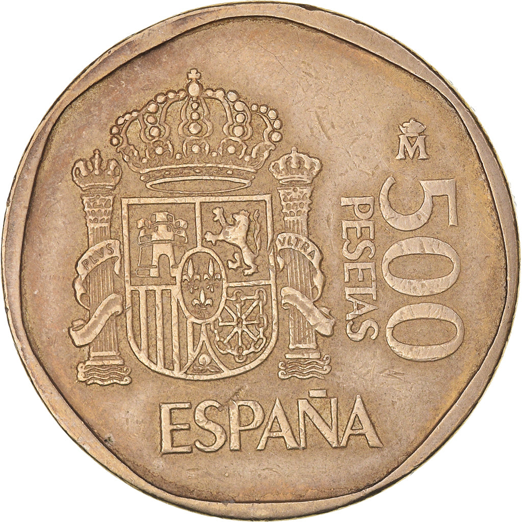 Moneta, Spagna, Juan Carlos I, 500 Pesetas, 1987, Madrid, BB, Alluminio-bronzo