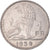 Moneta, Belgio, Leopold III, Franc, 1939, BB, Nichel, KM:119