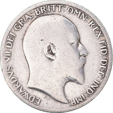 Coin, Great Britain, Edward VII, 6 Pence, 1904, F(12-15), Silver, KM:799