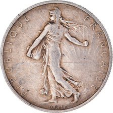 Coin, France, Semeuse, 2 Francs, 1920, Paris, EF(40-45), Silver, KM:845.1