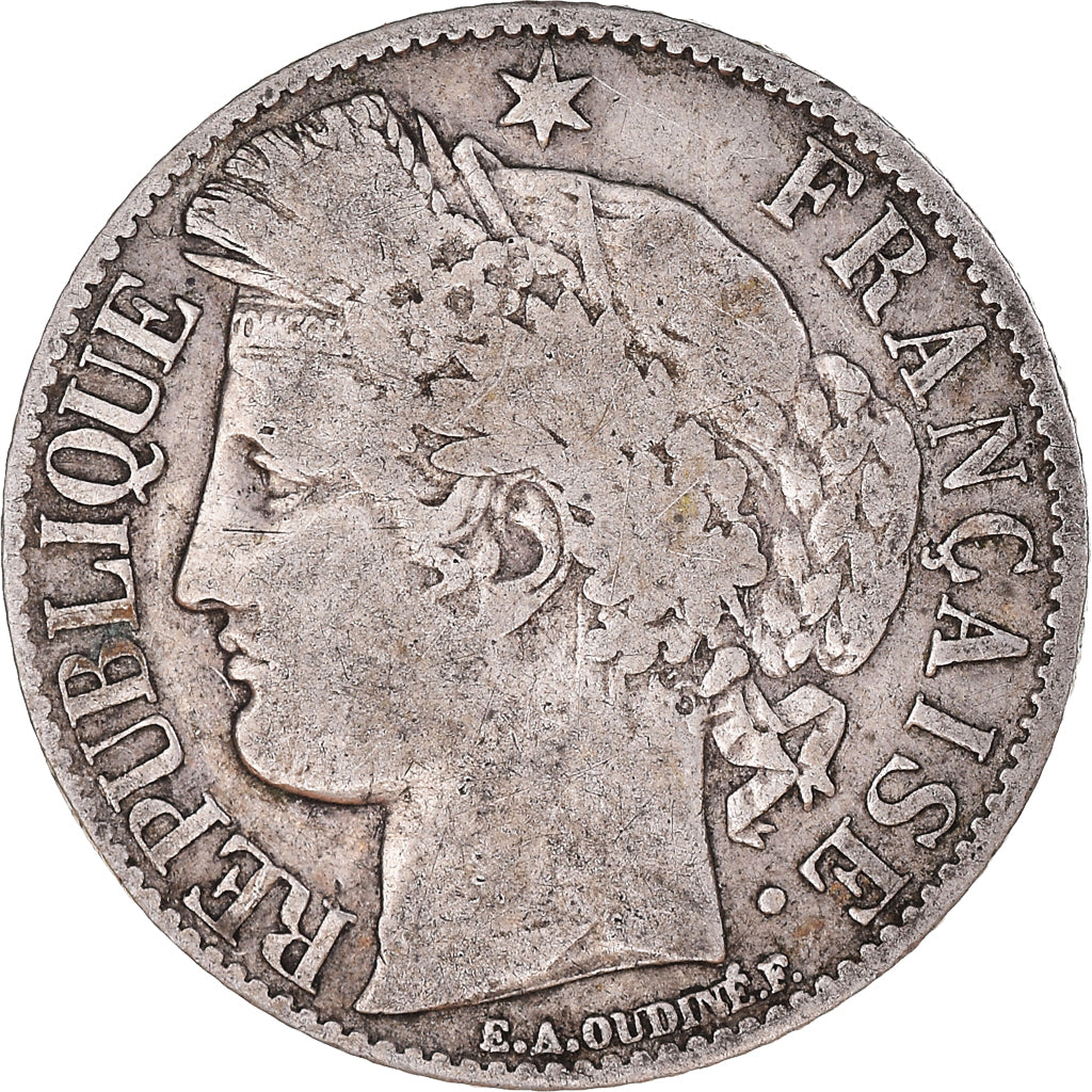 Coin, France, Cérès, Franc, 1894, Paris, VF(20-25), Silver, KM:822.1