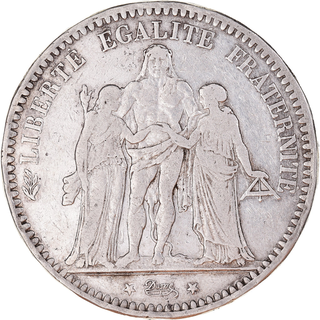 Coin, France, Hercule, 5 Francs, 1873, Paris, VF(30-35), Silver, KM:820.1