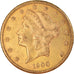 Monnaie, États-Unis, Double Eagle, 20 Dollars, 1900, San Francisco, TTB+, Or
