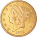 Monnaie, États-Unis, Double Eagle, 20 Dollars, 1904, Philadelphie, TTB+, Or