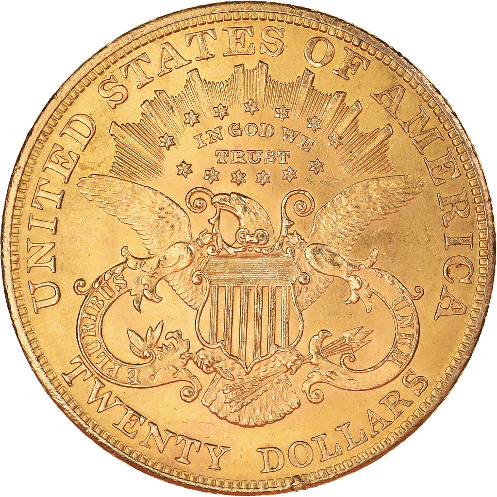 Monnaie, États-Unis, Double Eagle, 20 Dollars, 1904, Philadelphie, TTB+, Or