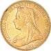 Moeda, Grã-Bretanha, Victoria, Sovereign, 1899, AU(55-58), Dourado, KM:785
