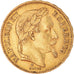 Moeda, França, Napoleon III, 20 Francs, 1869, Strasbourg, AU(50-53), Dourado