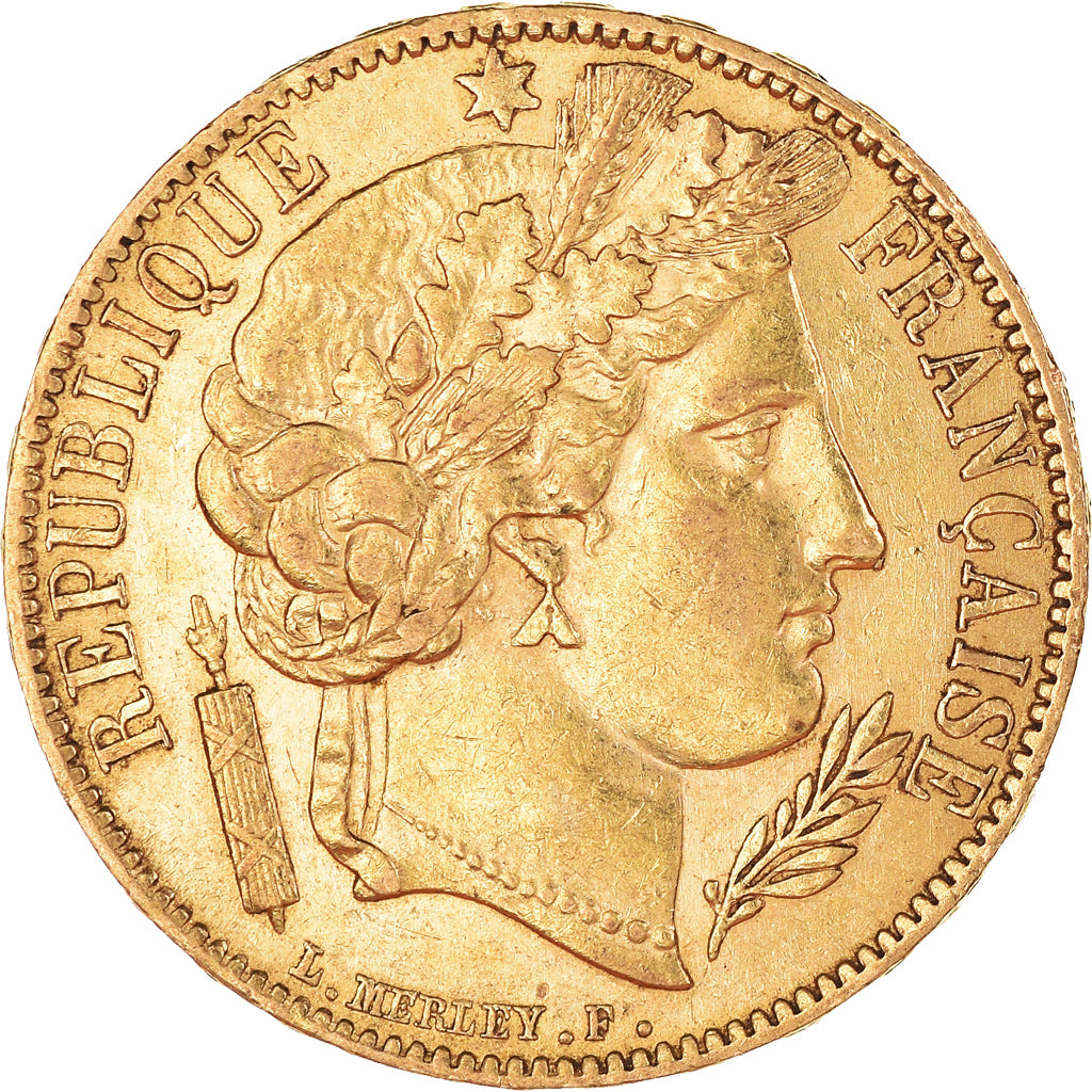 Moneda, Francia, Cérès, 20 Francs, 1851, Paris, MBC+, Oro, KM:762