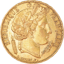 Moneda, Francia, Cérès, 20 Francs, 1851, Paris, MBC+, Oro, KM:762