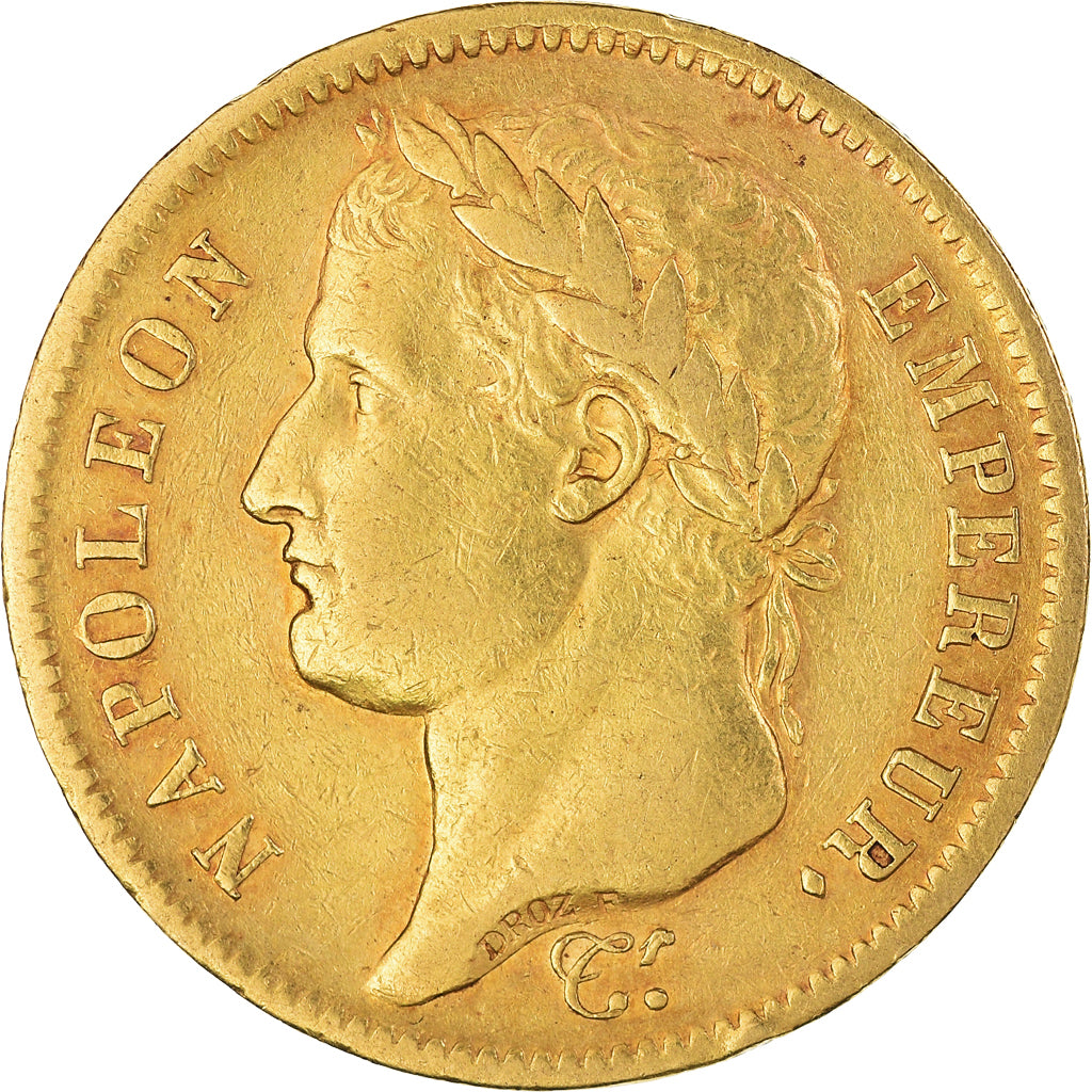 Moneta, Francia, Napoléon I, 40 Francs, 1811, Paris, BB, Oro, KM:696.1