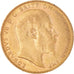 Monnaie, Australie, Edward VII, Sovereign, 1910, Perth, SUP, Or, KM:15