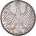 Coin, GERMANY - FEDERAL REPUBLIC, 5 Mark, 1951, Karlsruhe, EF(40-45), Silver
