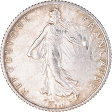 Coin, France, Semeuse, Franc, 1916, Paris, AU(55-58), Silver, KM:844.1