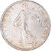 Coin, France, Semeuse, Franc, 1916, Paris, AU(55-58), Silver, KM:844.1