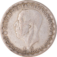 Coin, Sweden, Gustaf V, Krona, 1946, EF(40-45), Silver, KM:814