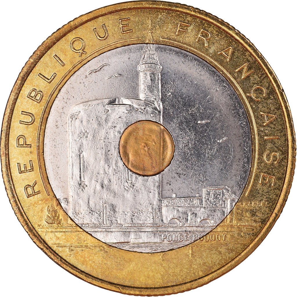 Moneda, Francia, Jeux Méditerranéens, 20 Francs, 1993, EBC, Trimetálico