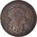 Coin, France, Dupuis, 10 Centimes, 1916, Paris, EF(40-45), Bronze, KM:843