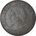 Moneda, Francia, Napoléon III, 5 Centimes, 1854, Strasbourg, BC+, Bronce