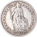 Munten, Zwitserland, Franc, 1921, Bern, FR+, Zilver, KM:24
