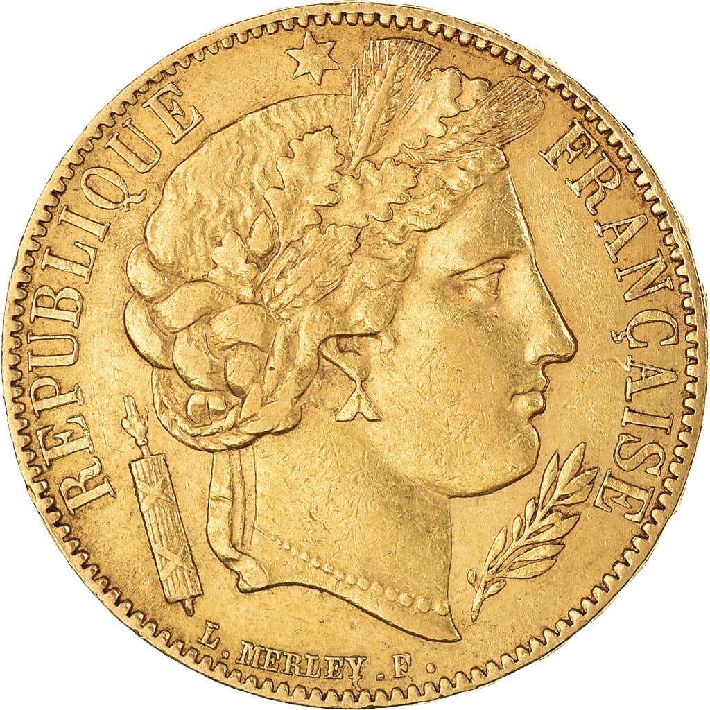 Monnaie, France, Cérès, 20 Francs, 1850, Paris, TTB+, Or, Gadoury:1059, KM:762